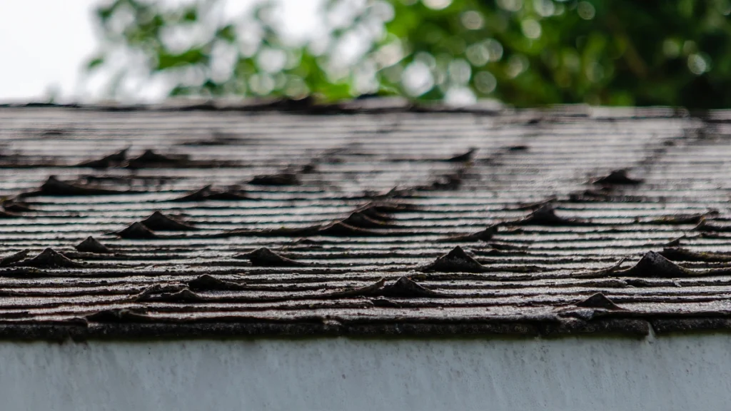 curling shingles on roof