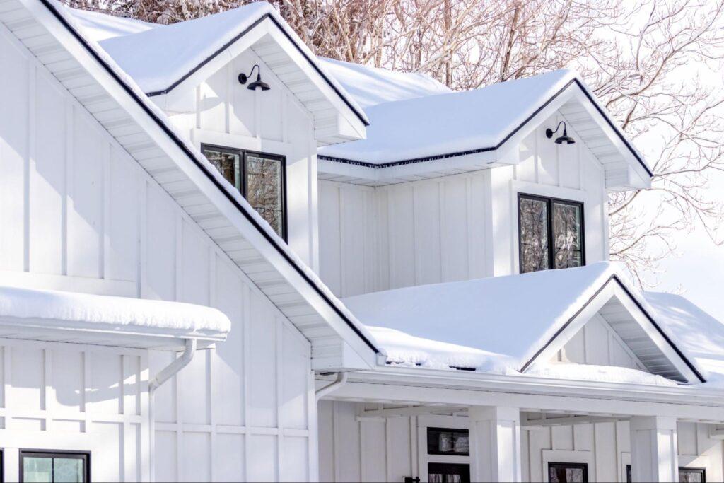 hardie board and batten siding showed on a roof