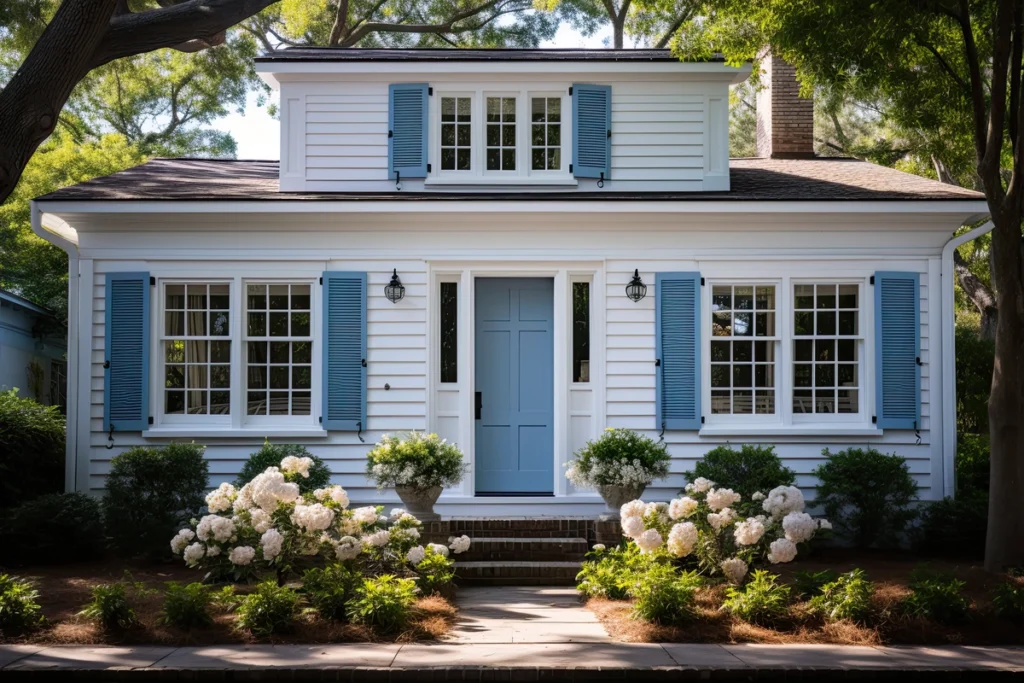 white siding