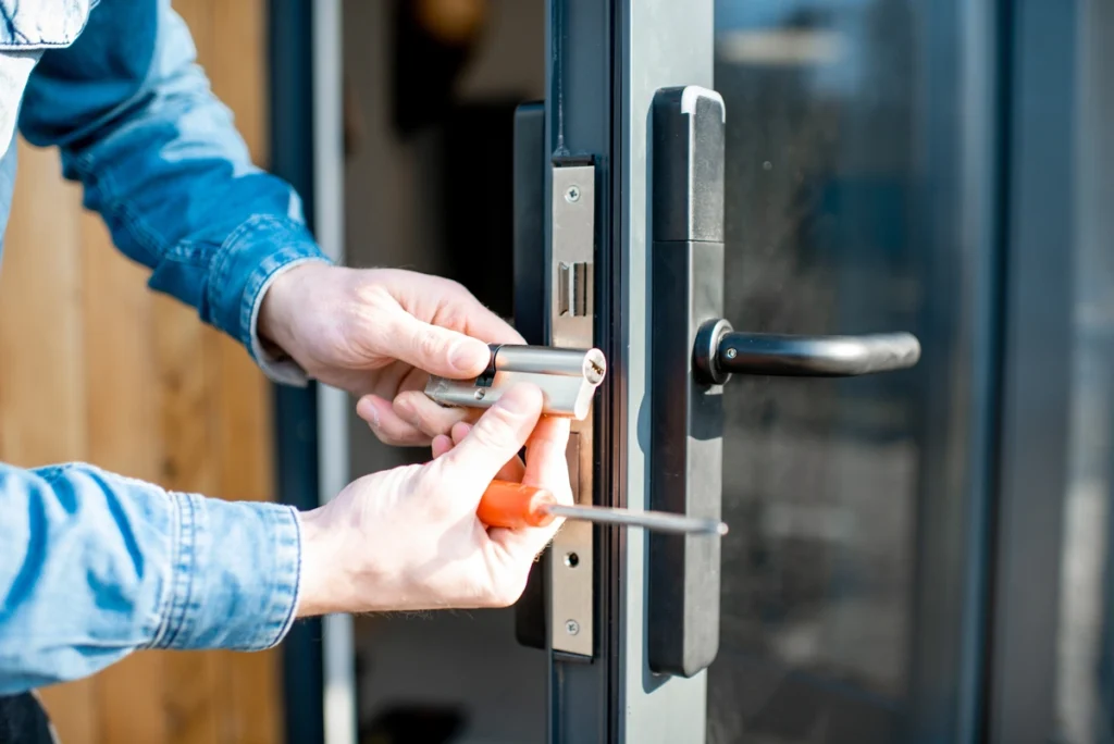 installing front door