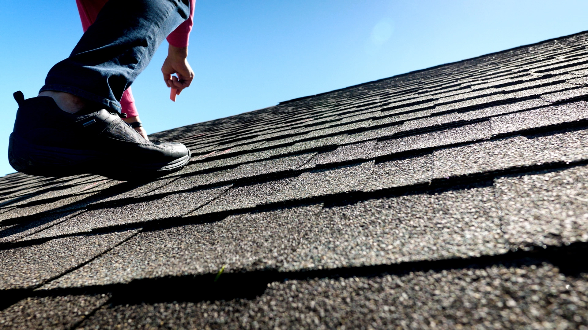 close up of roof
